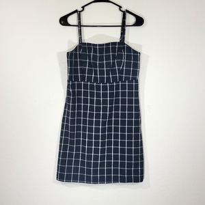 Hollister plaid academia dress M